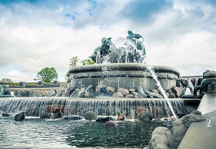 Kopenhaga - fontanna Gefion